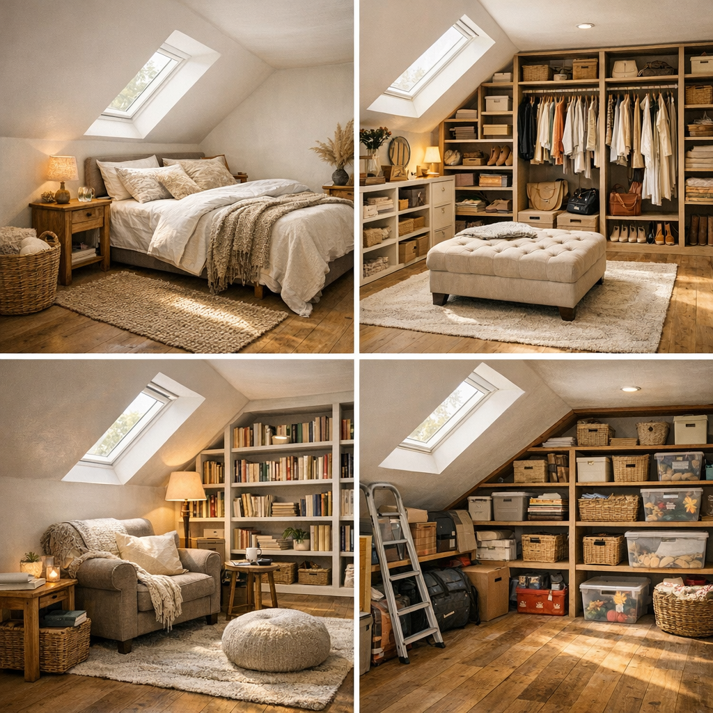 Comparer les usages possibles&nbsp;: chambre, dressing, coin lecture ou rangement&nbsp;?