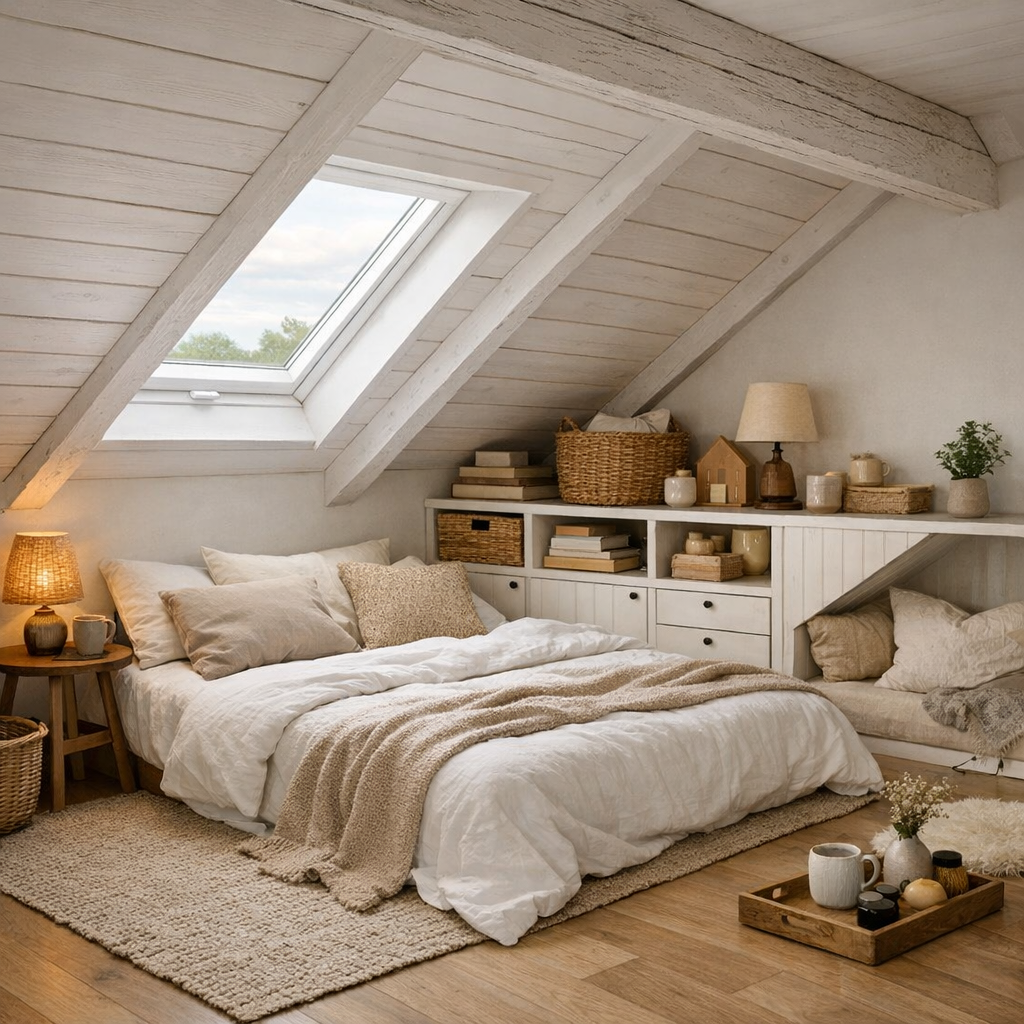 Aménager des combles bas : 9 idées simples pour gagner de la place