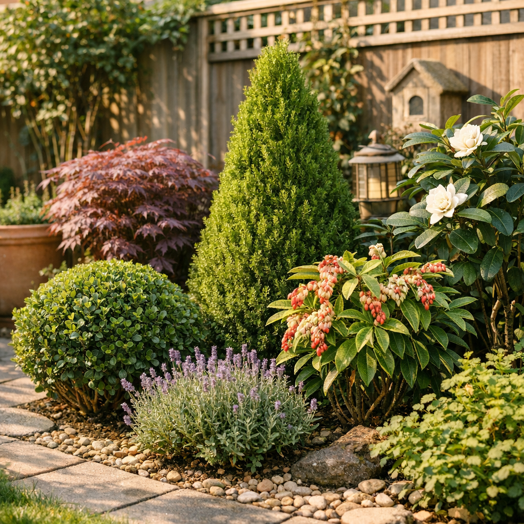 Les meilleurs arbustes persistants ou décoratifs pour petits espaces : 6 choix vraiment utiles