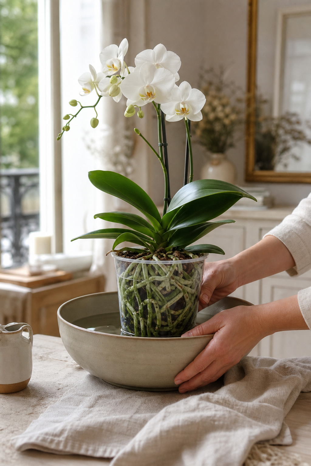 Les 5 gestes qui facilitent l’arrosage de votre orchidée