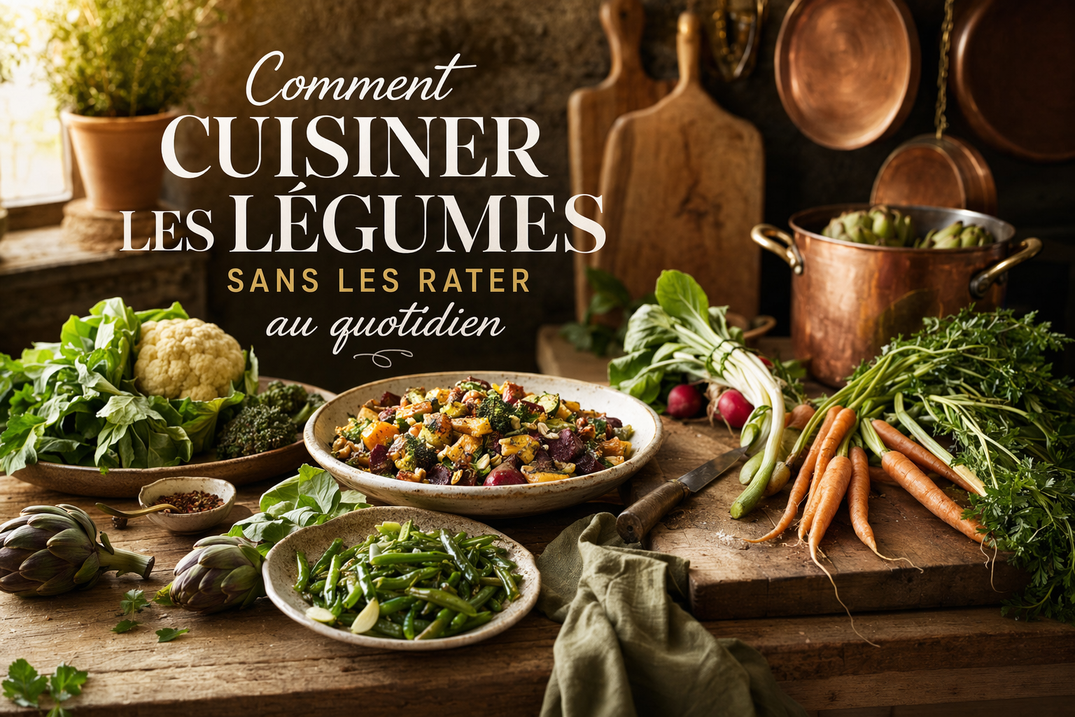 Comment cuisiner les légumes sans les rater au quotidien