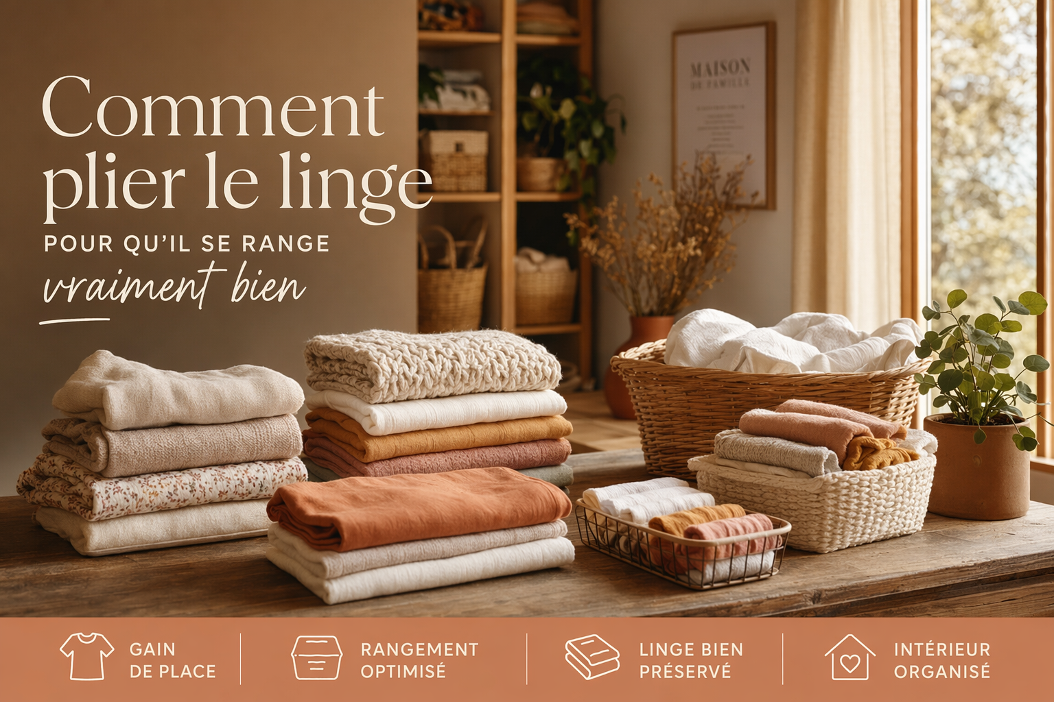 Comment plier le linge pour qu’il se range vraiment bien