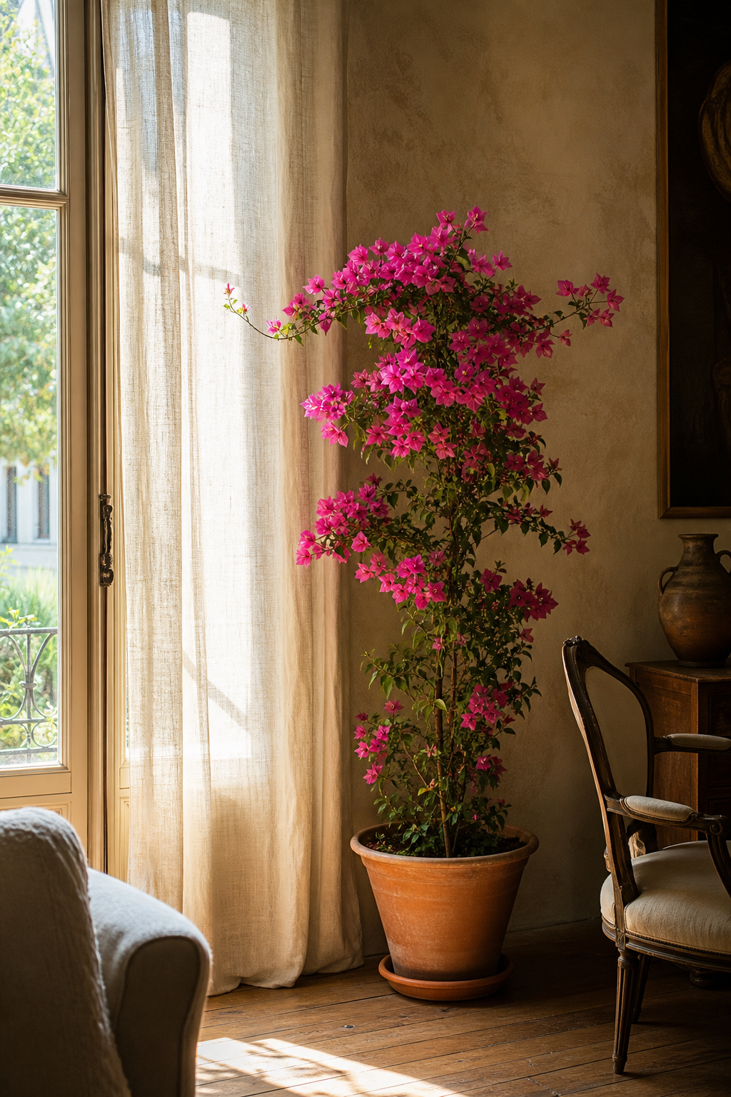 Le bougainvillier à l’intérieur de la maison peut-il fleurir ?