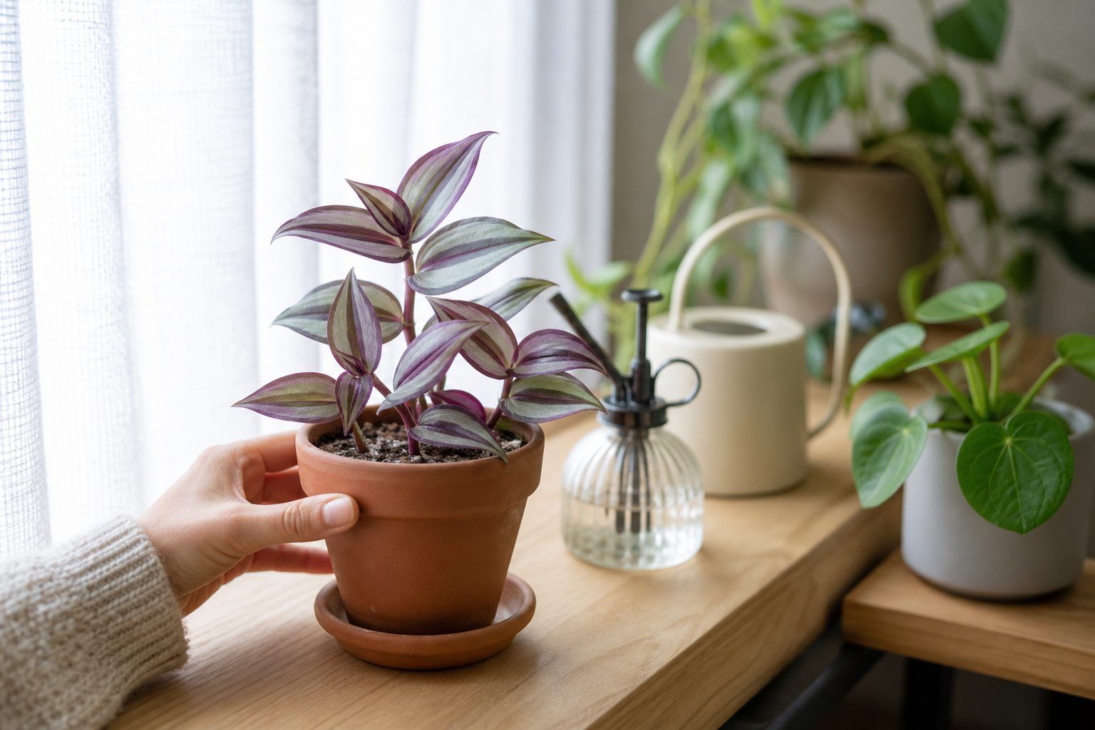 Où placer et entretenir une jeune misère après le bouturage ?