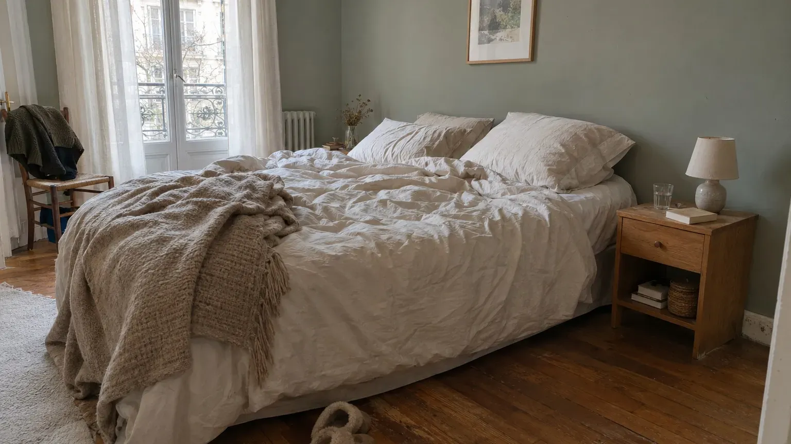 Chambre adulte : pourquoi elle doit d'abord inviter au calme, et quelles couleurs raffinées choisir