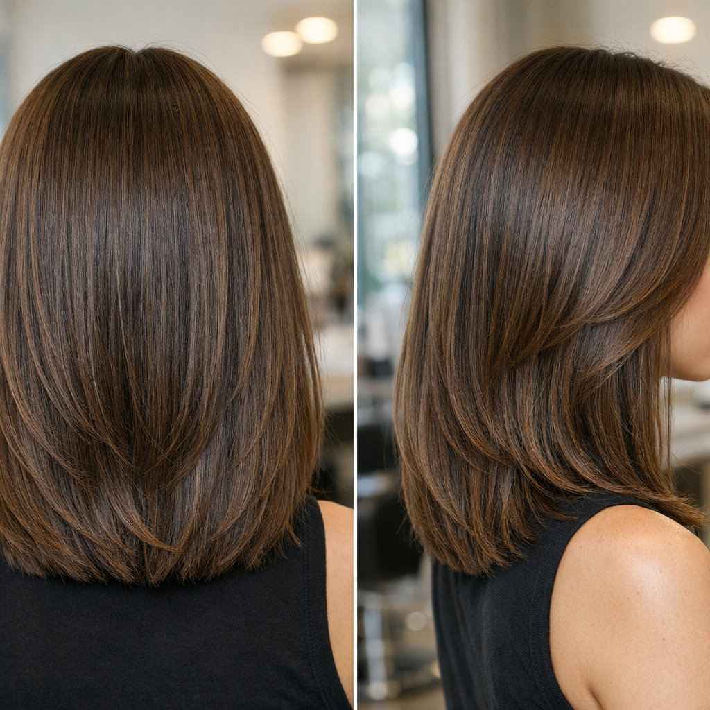 Comment réussir un cheveux mi long dégradé lisse sans l’affiner