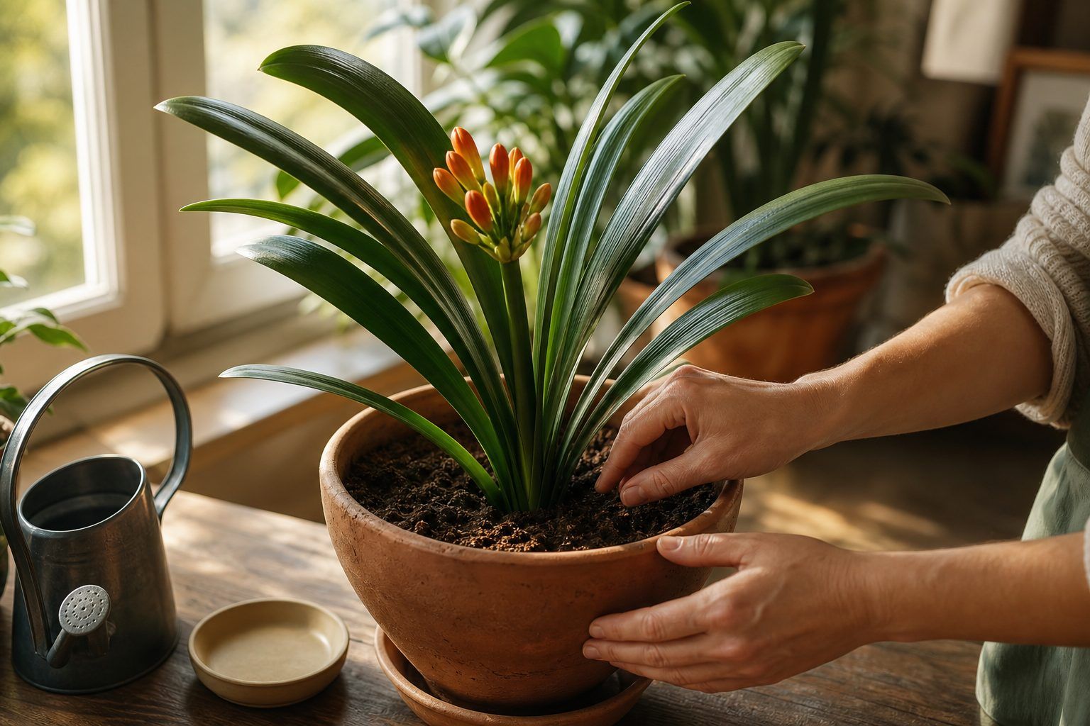 Comment faire refleurir un clivia après sa période de repos