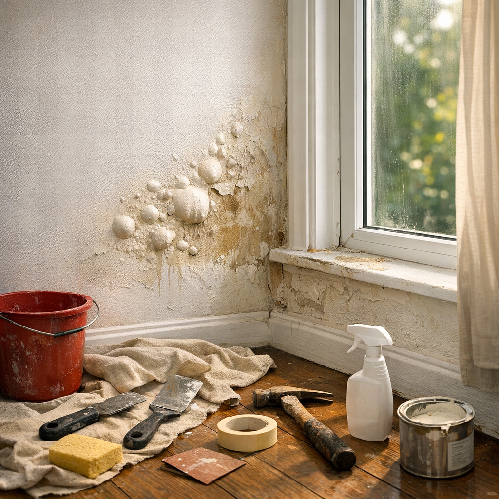 Pourquoi une Peinture cloque et comment bien la reprendre