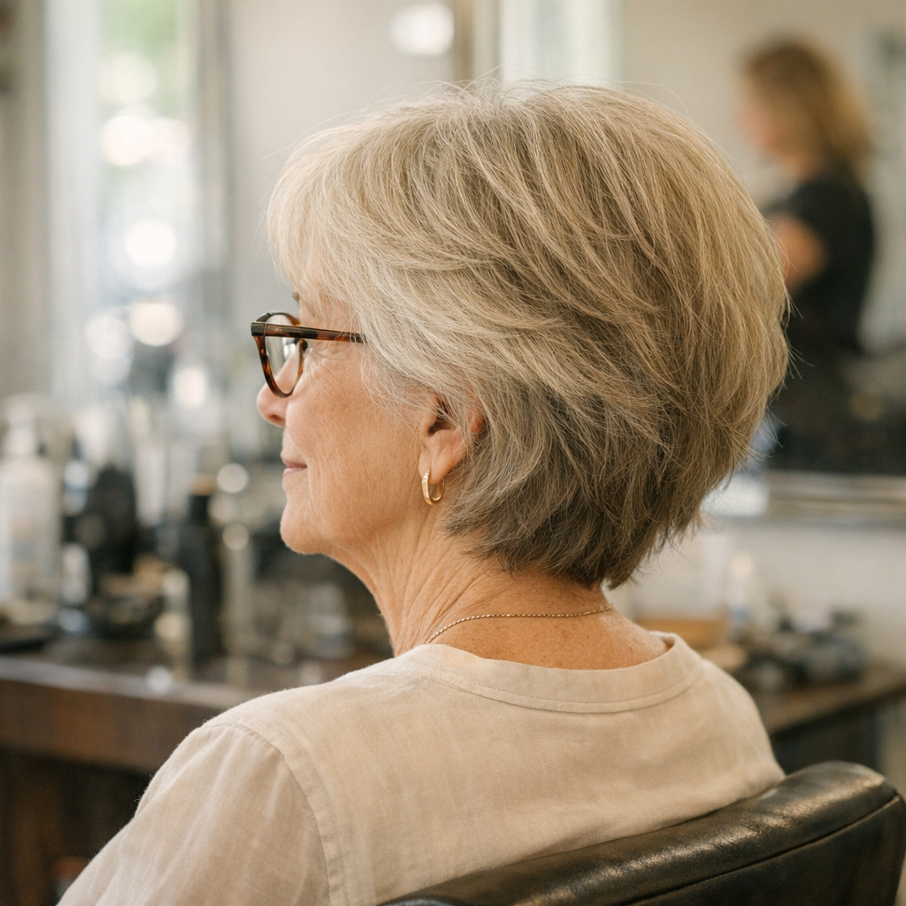 Quelle coiffure choisir à 70 ans quand on porte des lunettes ?