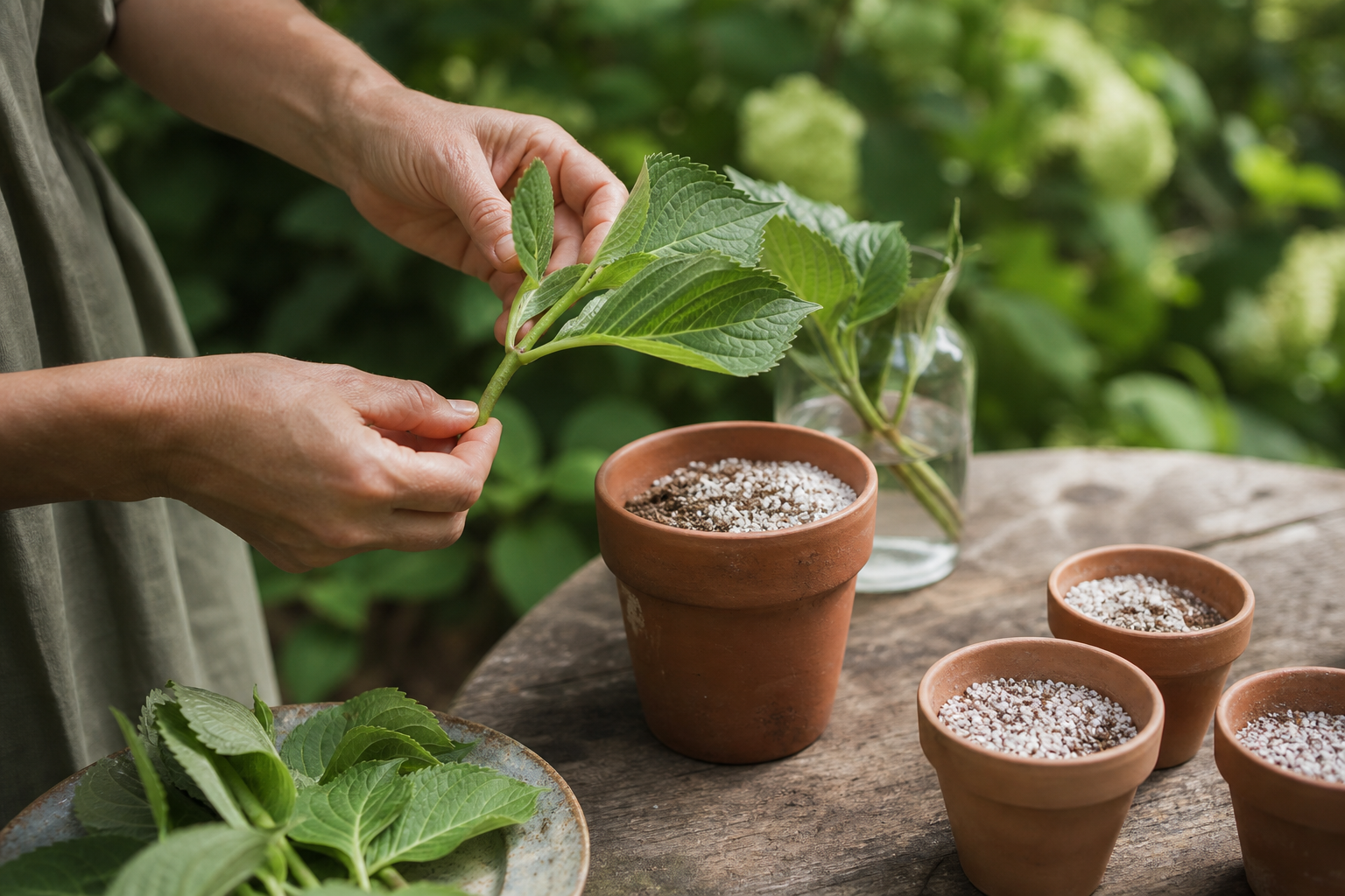 Comment faire une bouture d’hortensia et la voir s’enraciner