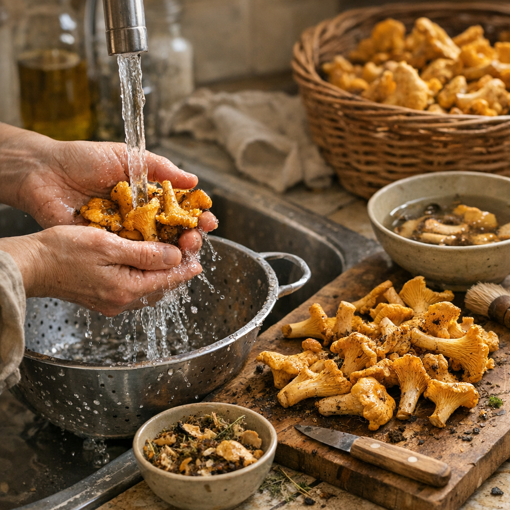 Pourquoi il ne faut pas commencer par mouiller tout le champignon