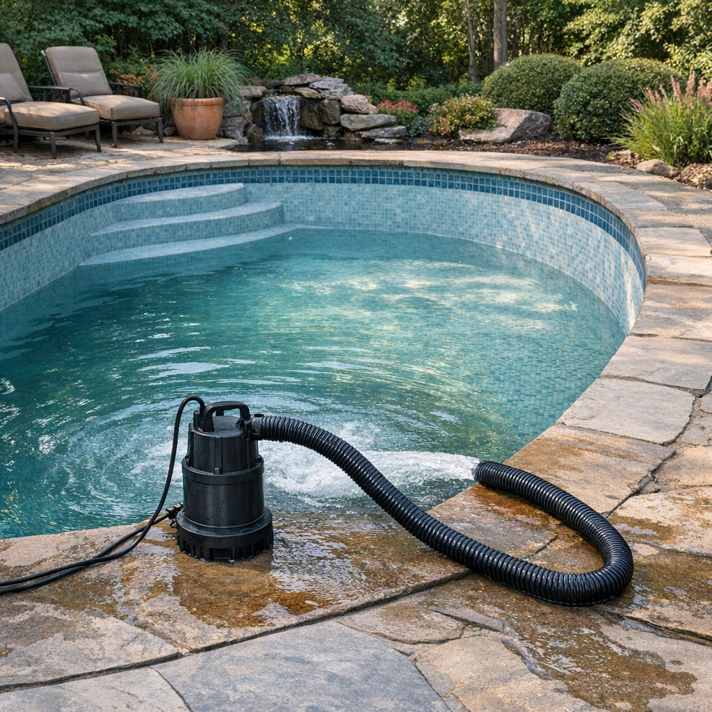 Comment vidanger sa piscine sans abîmer son bassin