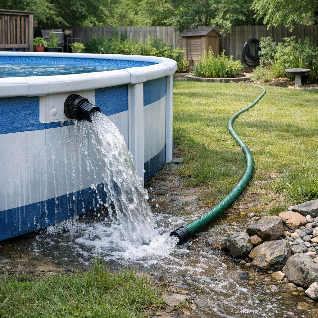 Comment vider une piscine hors sol sans se tromper de méthode