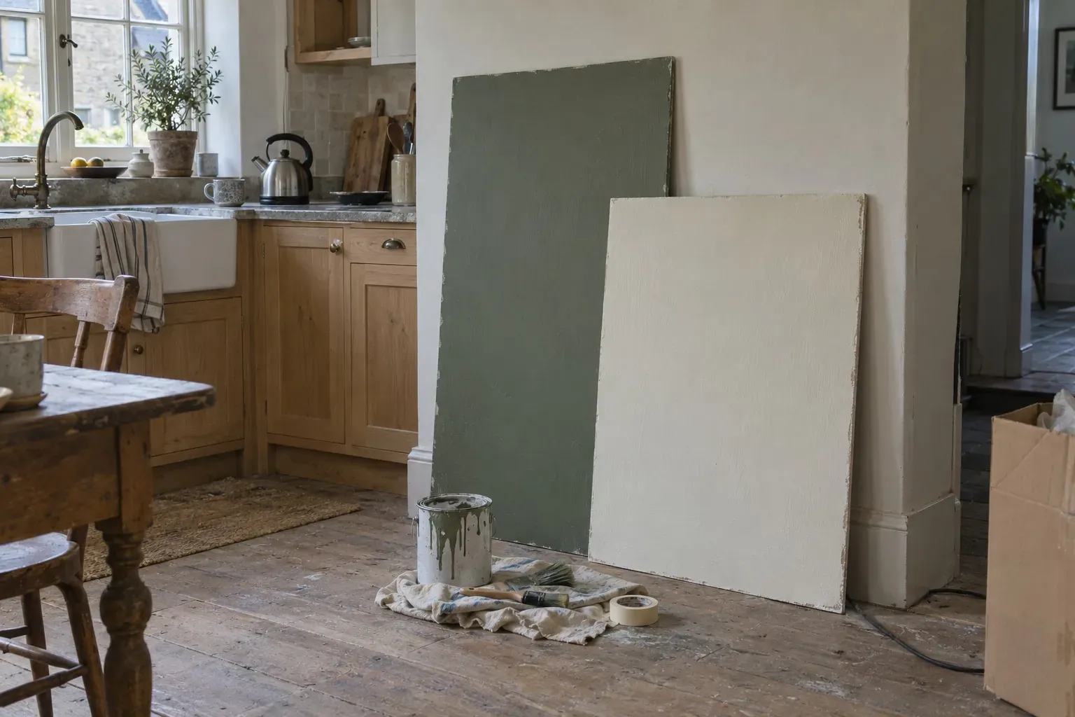 Couleur de cuisine : pourquoi une même teinte change dans la journée, et ce que la décoratrice Amber Lewis recommande