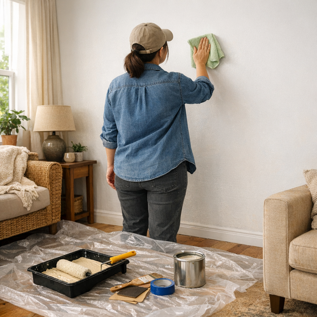 Comment dépoussiérer un mur avant peinture sans laisser de traces ?