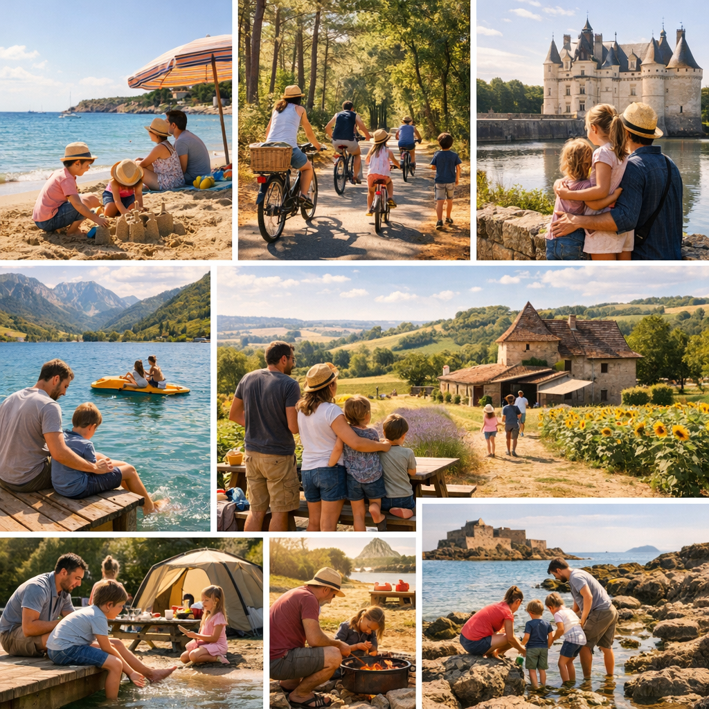 7 idées de destinations famille en France pour l’été, pensées budget et logistique