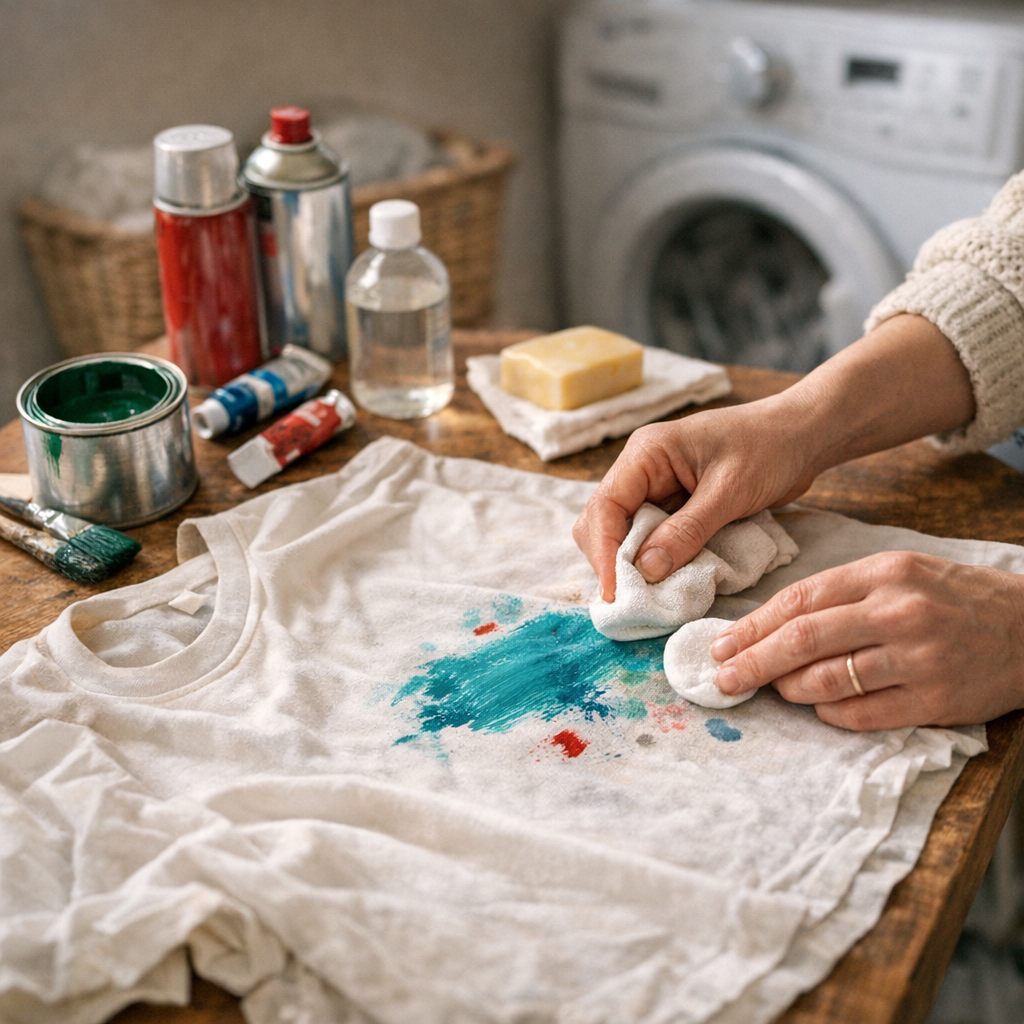 Peinture à l’huile, glycéro ou bombe&nbsp;: traiter sans ruiner la fibre