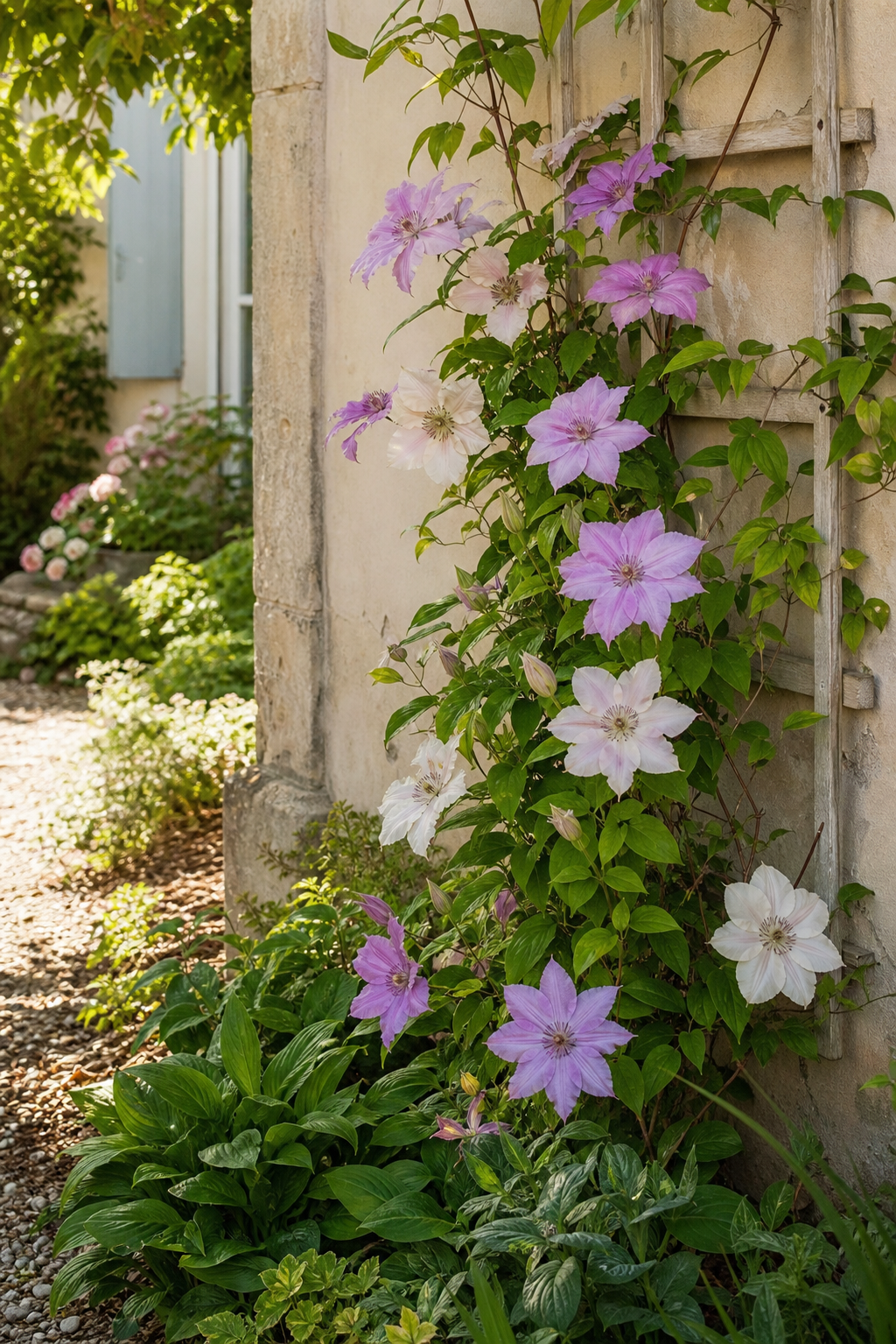 Entretenir une clématite pour la voir fleurir année après année