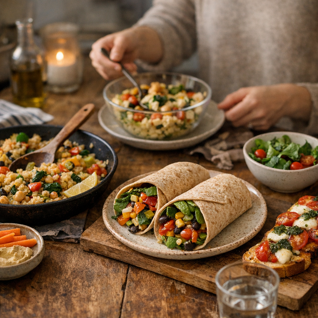 Quand on n'a pas le temps : les formats de repas sans viande qui sauvent le soir