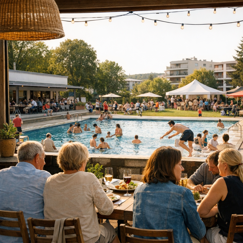 Les résidents, le restaurant et les événements : pourquoi le lieu compte localement