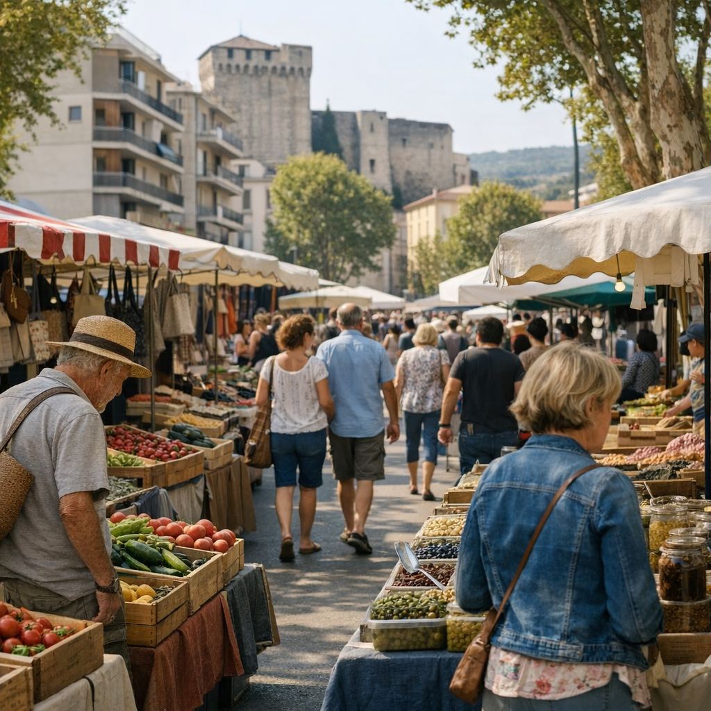 Le marché du mercredi a-t-il encore la même ambiance depuis ses changements d’emplacement et de parcours ?