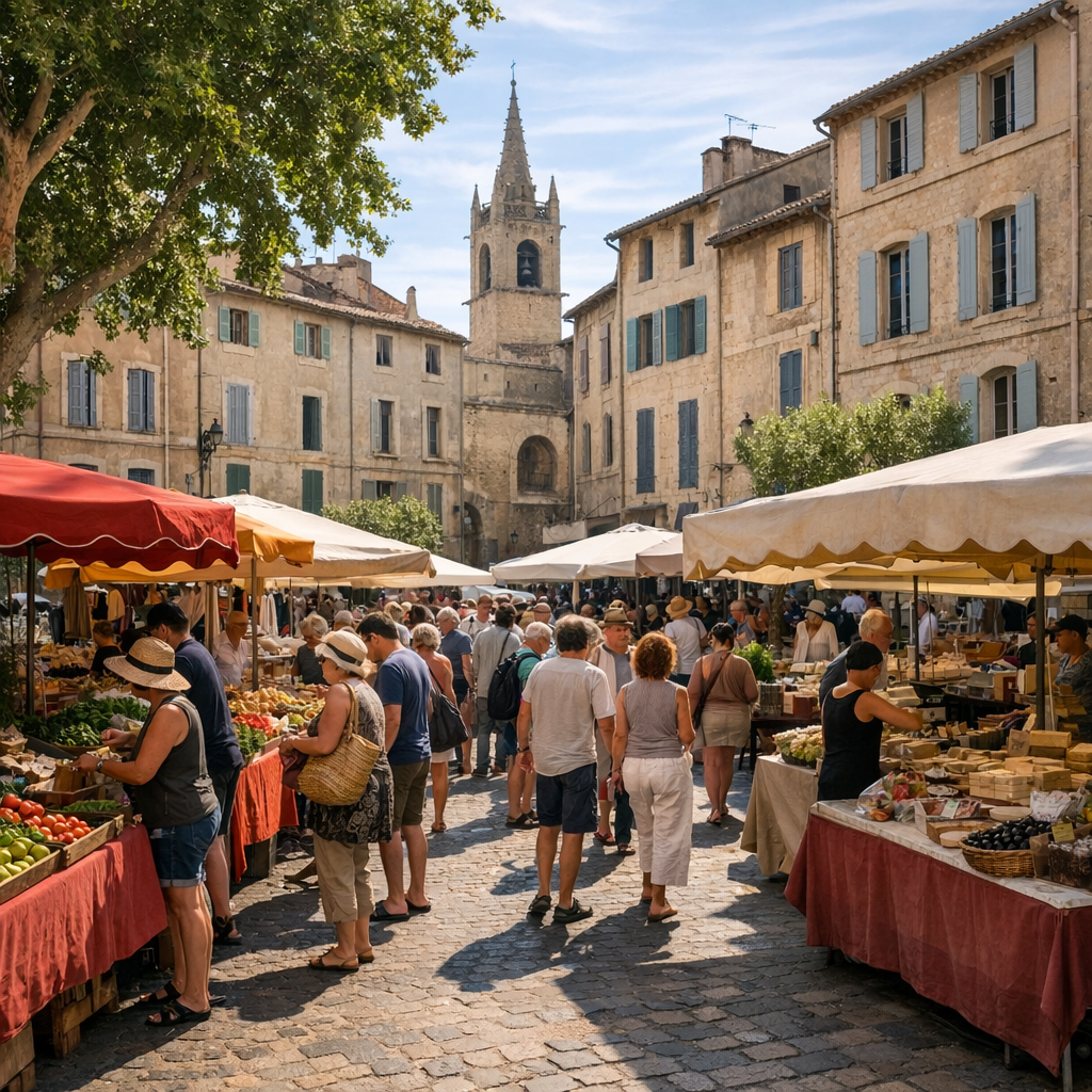 Le marché de Salon-de-Provence rythme encore le mercredi