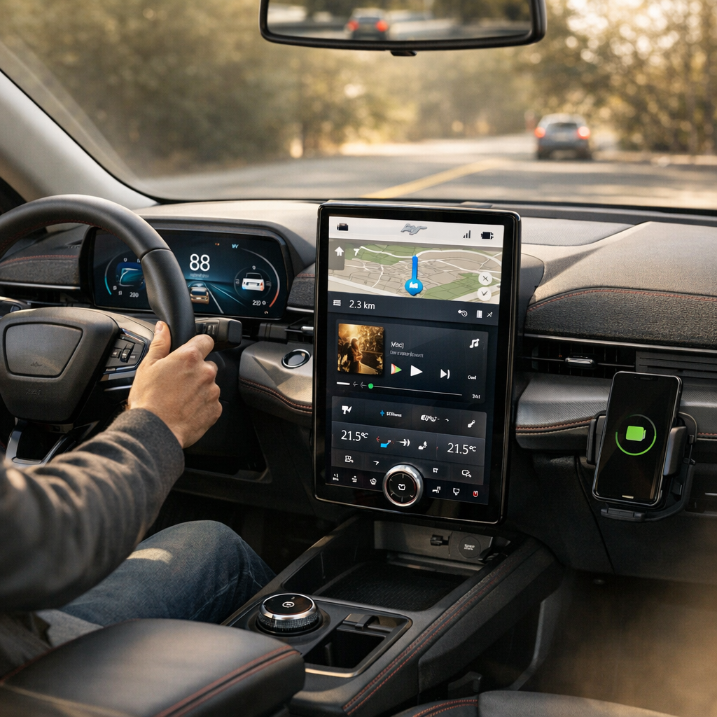 Technologie à bord&nbsp;: écran SYNC 4, connectivité et aides rassurantes