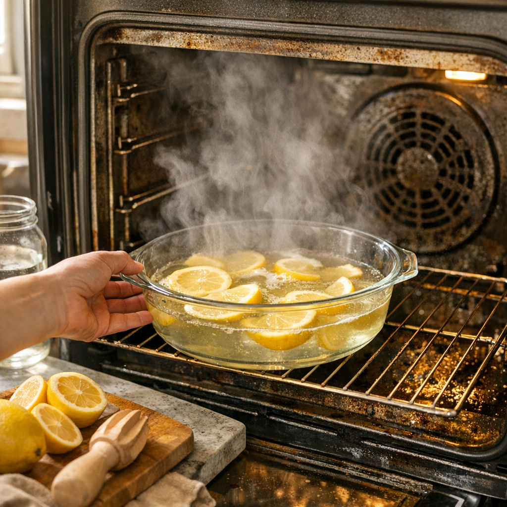 Conseil 1 : la bonne méthode au citron pour ramollir le gras avant nettoyage
