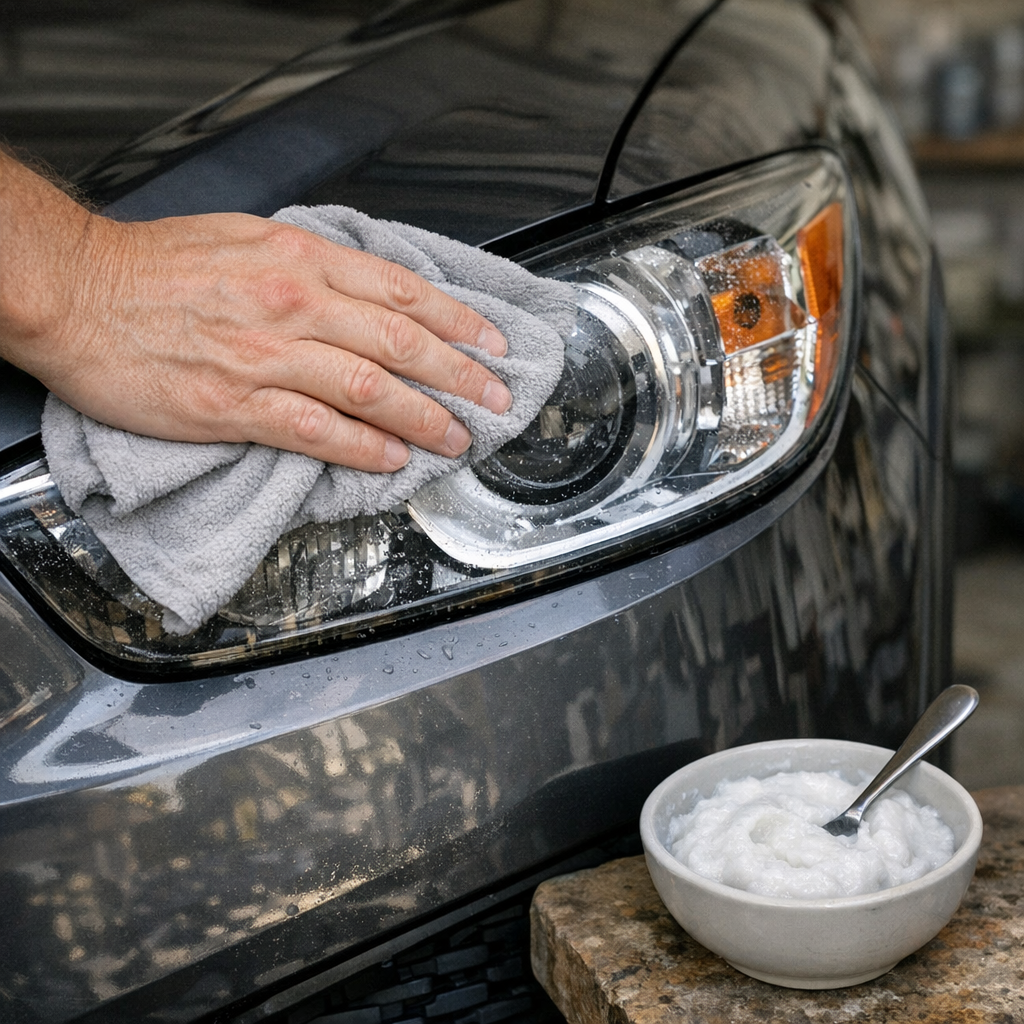 Astuce de grand-mère pour nettoyer les phares de voiture : guide pratique