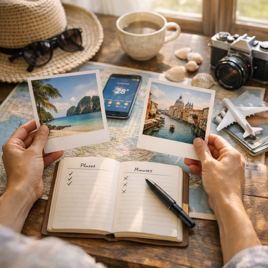 Comment choisir sa destination de juin sans se tromper : une méthode simple d’arbitrage
