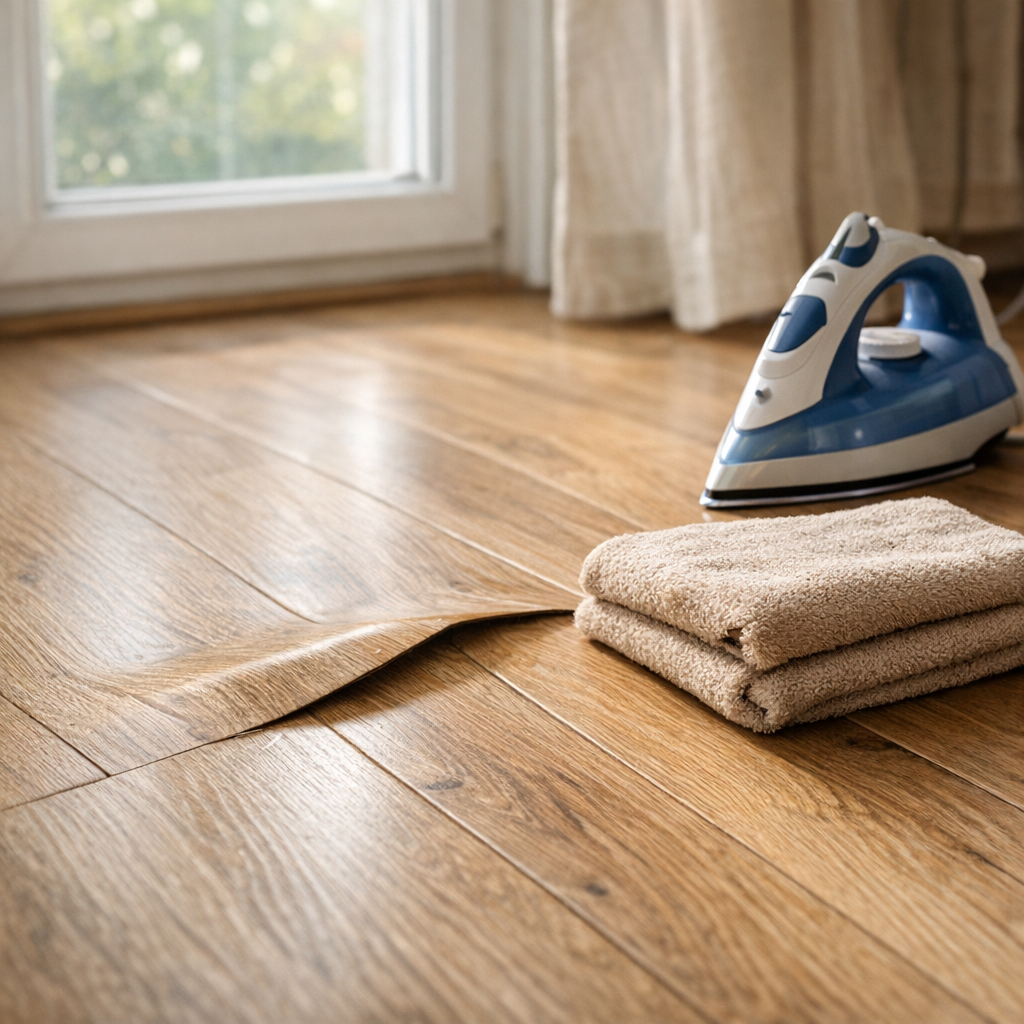 Peut-on redresser un Parquet gondolé avec un fer à repasser ?