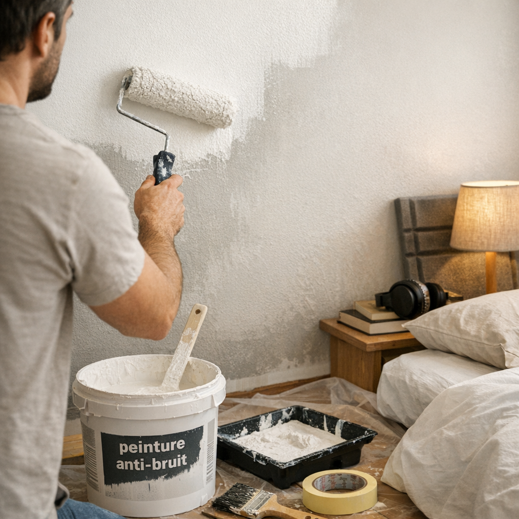Comment appliquer une peinture anti-bruit sans se compliquer la vie ?