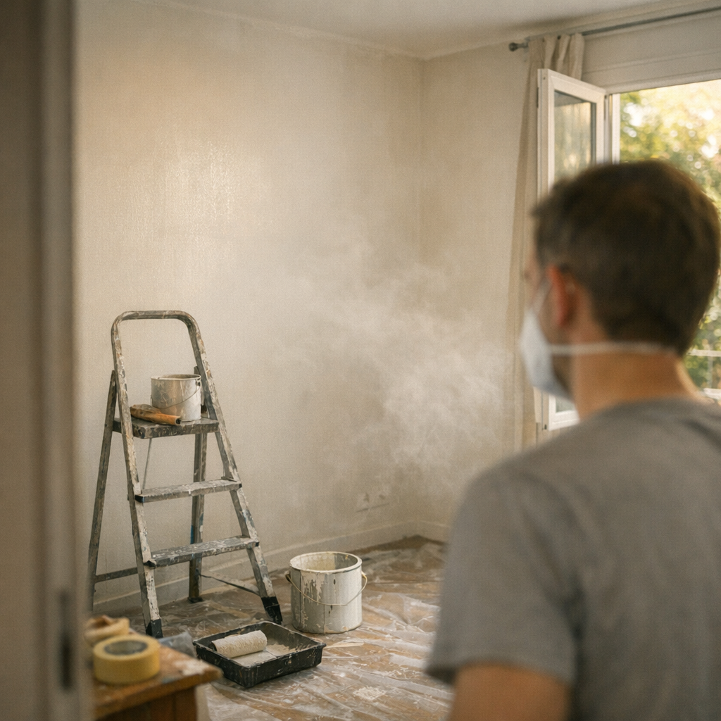COV peinture&nbsp;: combien de temps faut-il se méfier des émanations après application&nbsp;?