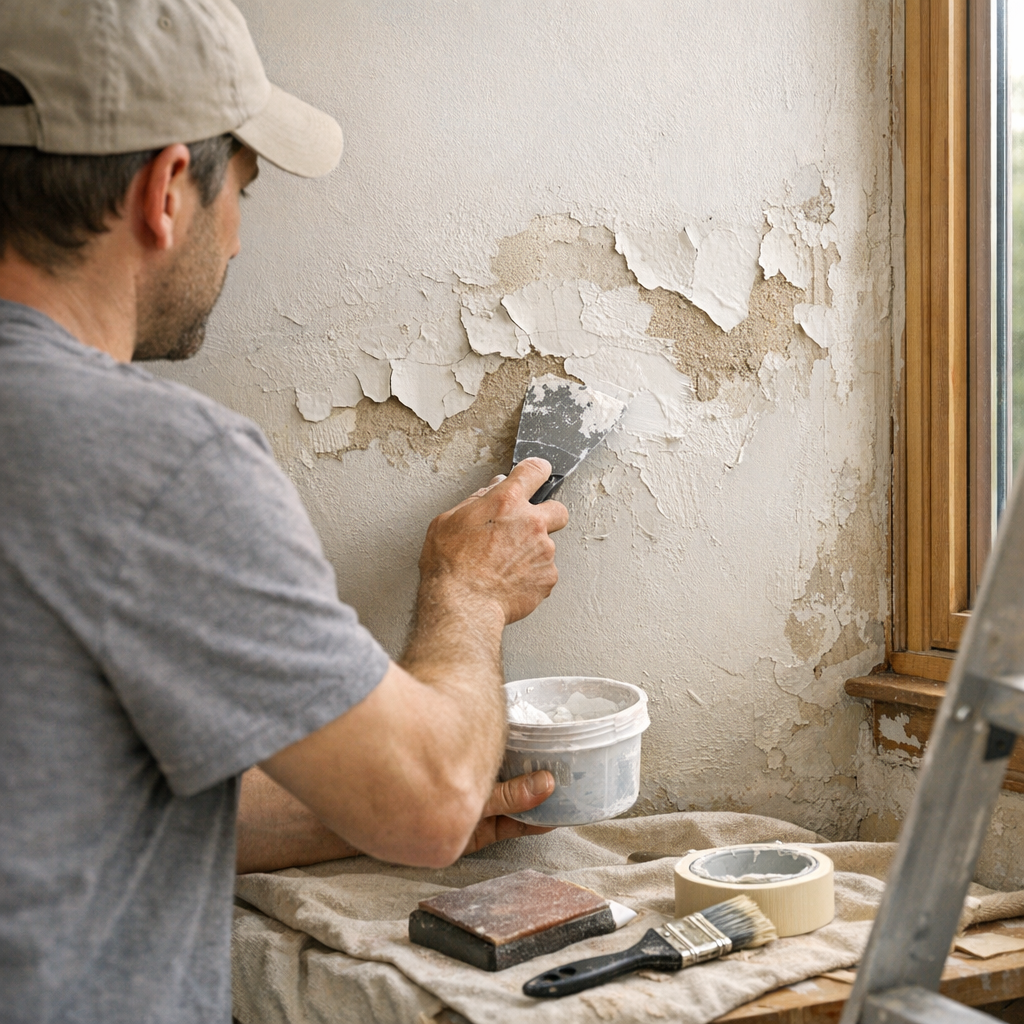 Comment réparer une peinture qui s’écaille sans refaire deux fois le chantier