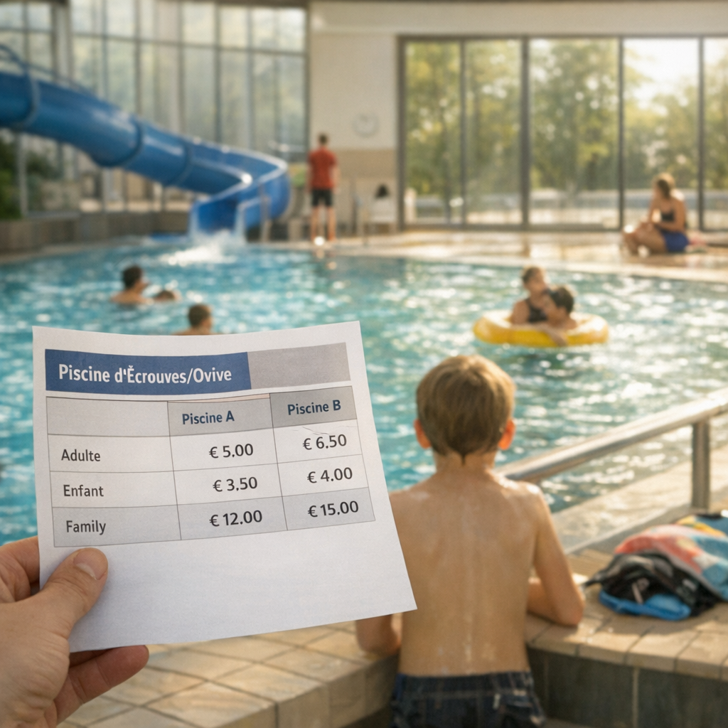 Combien coûte réellement l’accès à la piscine d’Écrouves/Ovive, et comment ce prix se compare-t-il aux piscines proches 