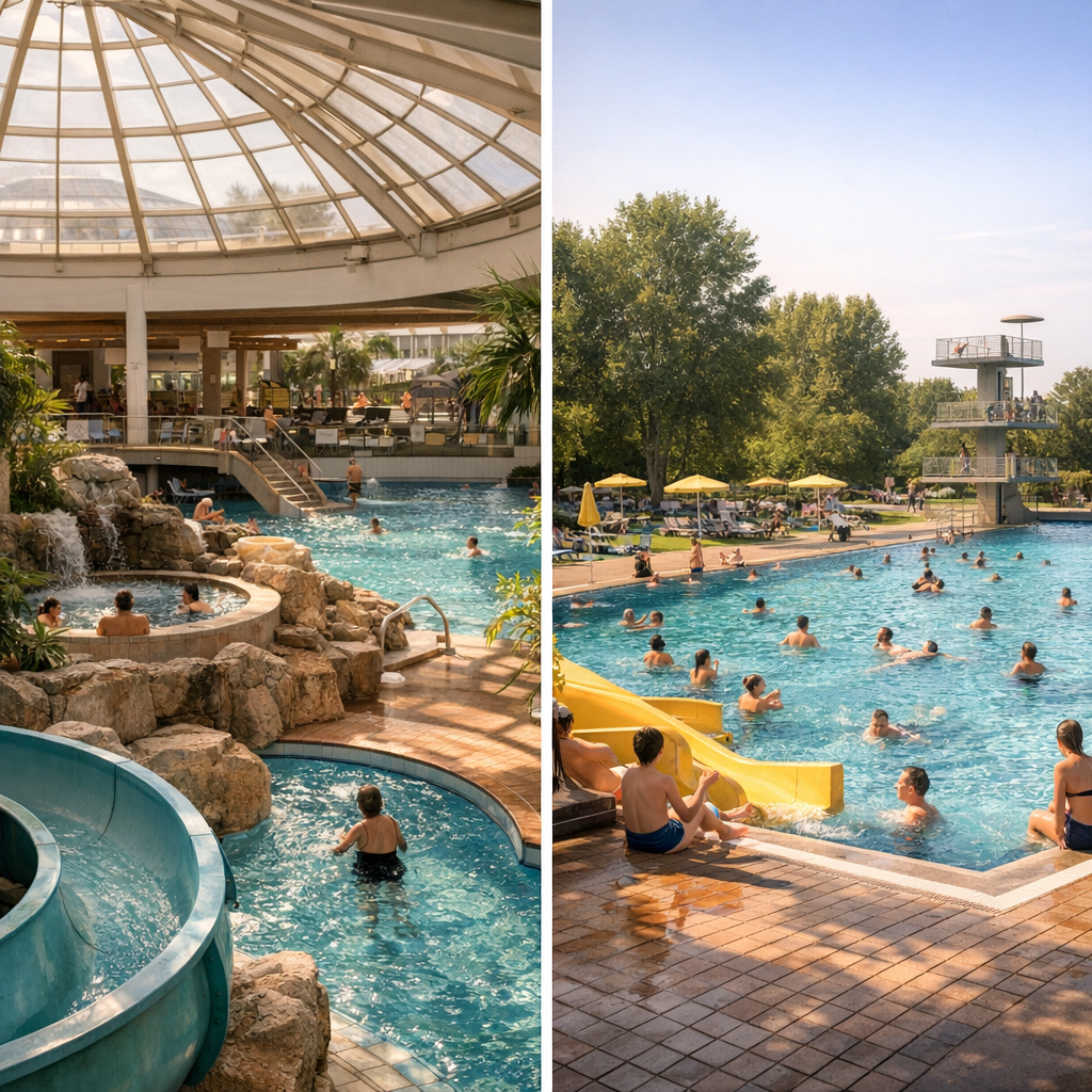 Horaires d’ouverture, usages et ambiance : Nautiland ou piscine de plein air ?