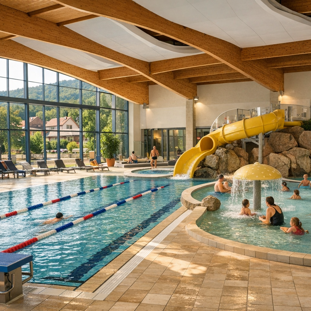 La Piscine de Niederbronn réunit Bains, loisirs et nage