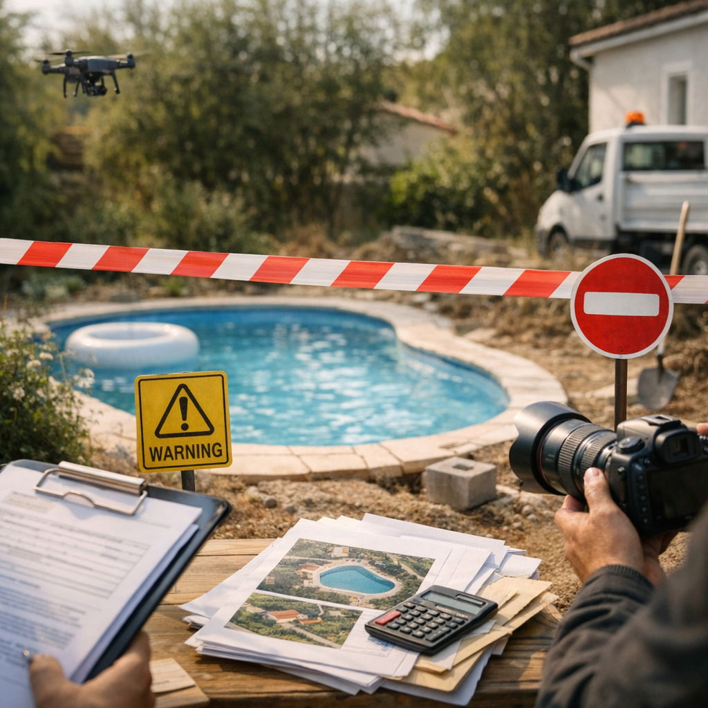 Quels sont les risques d’une piscine non déclarée ?