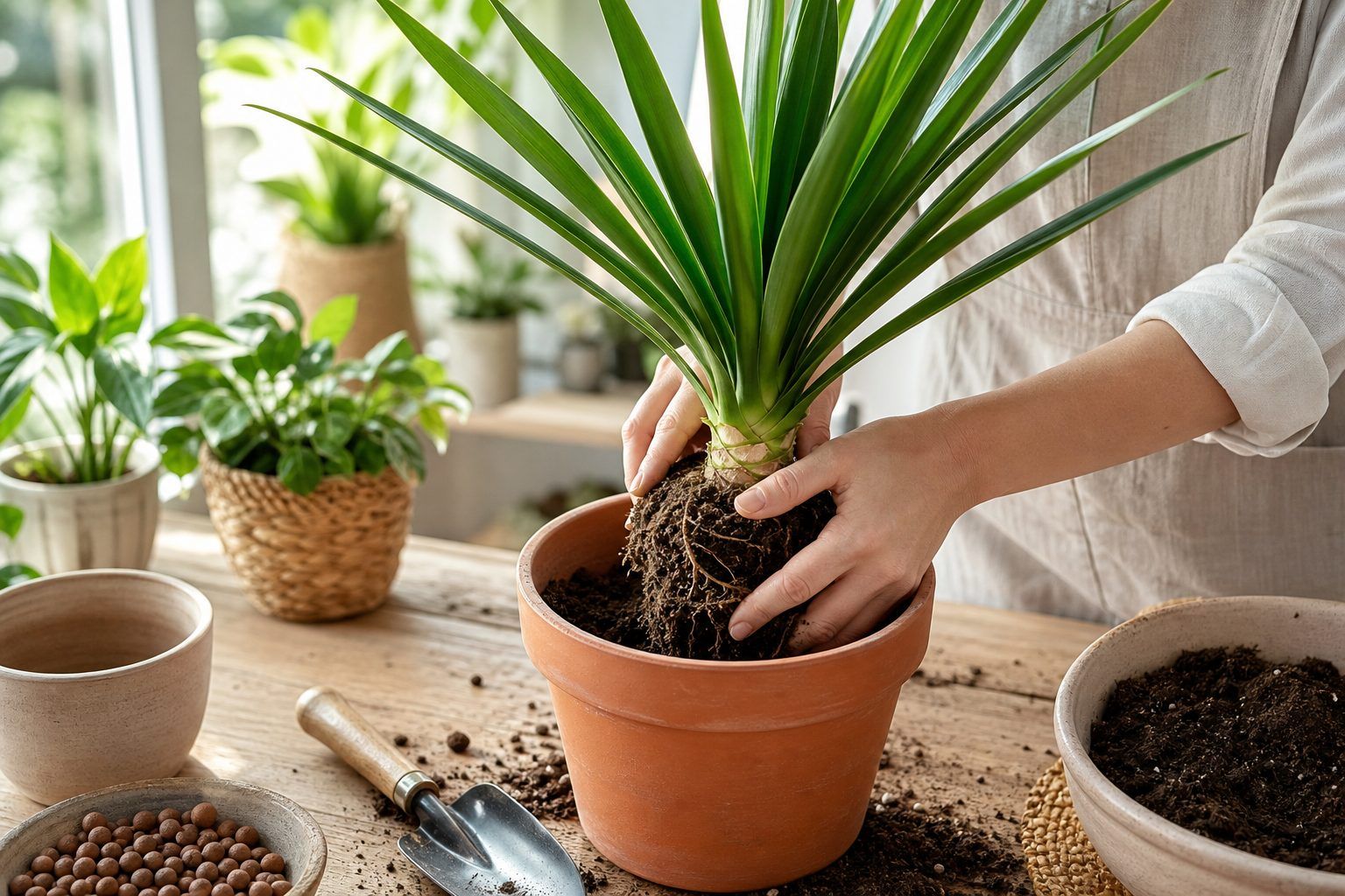 Plantation et rempotage du yucca : les gestes qui font la différence