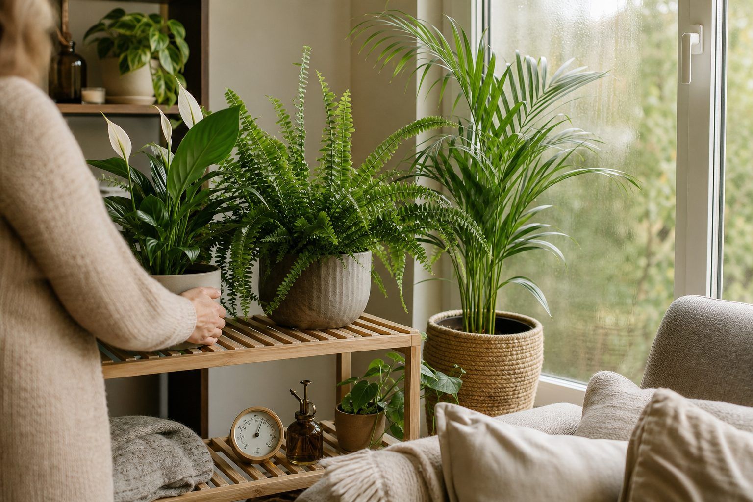 Comment installer vos plantes pour limiter la sensation d’air humide