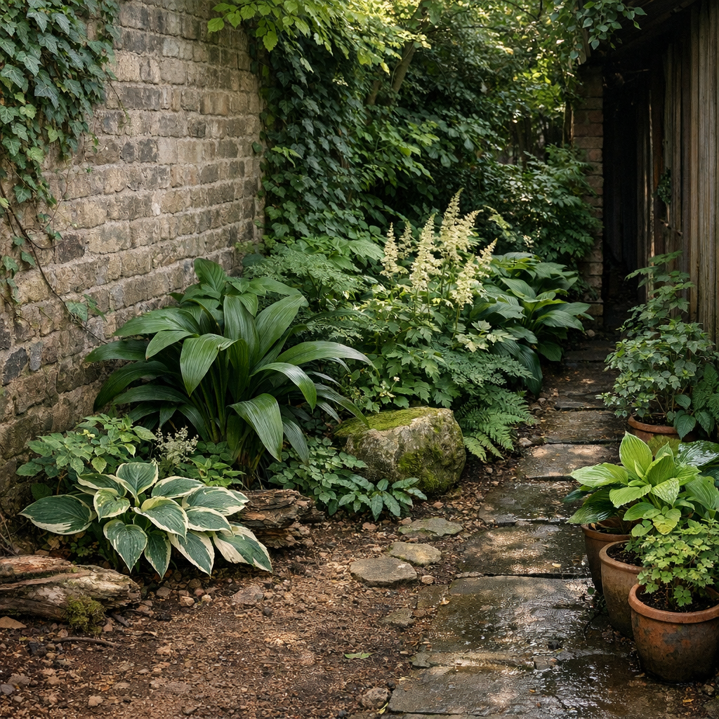 Les Plantes qui aiment l’ombre selon le vrai type de coin sombre