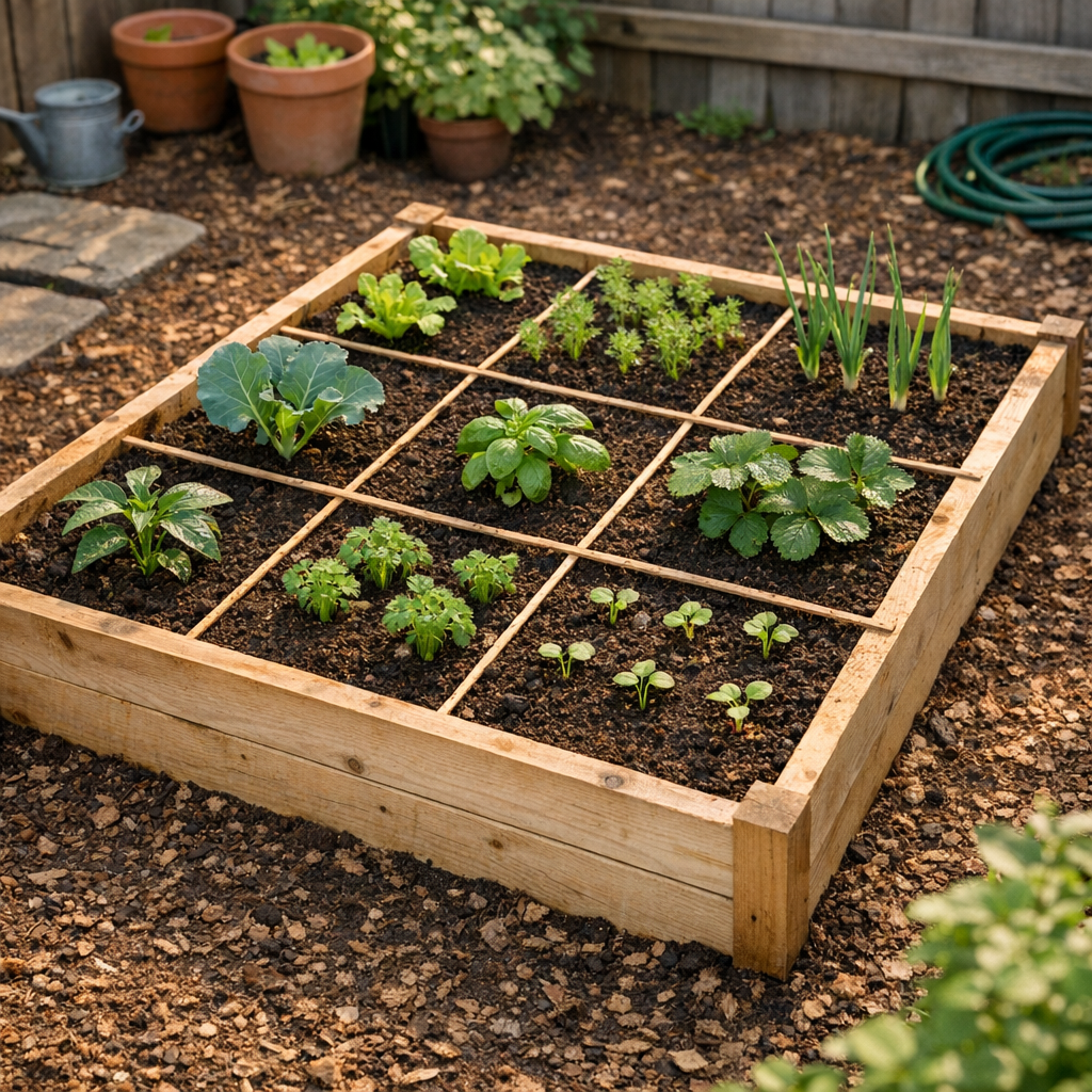 Débuter un potager en carré sans s’éparpiller