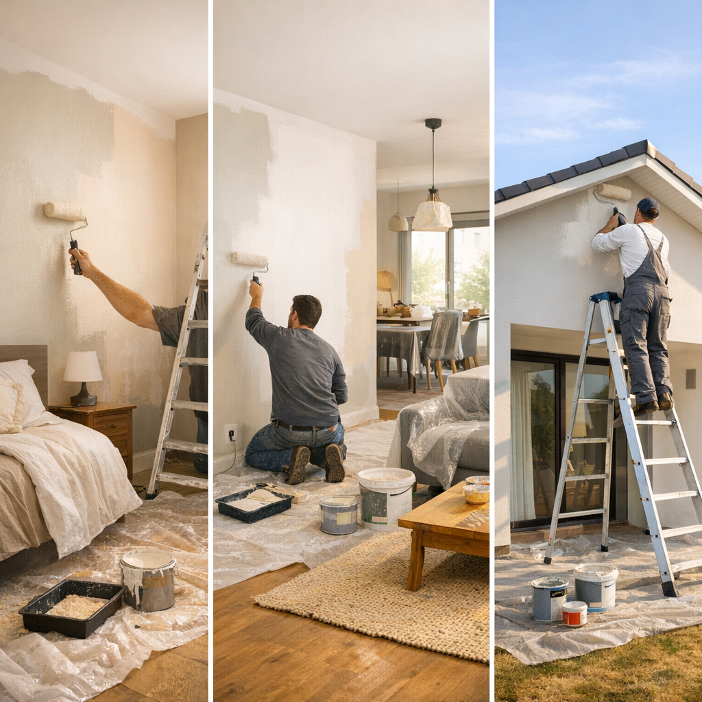 Exemples de budgets&nbsp;: chambre, appartement 60&nbsp;m², maison neuve 100&nbsp;m²