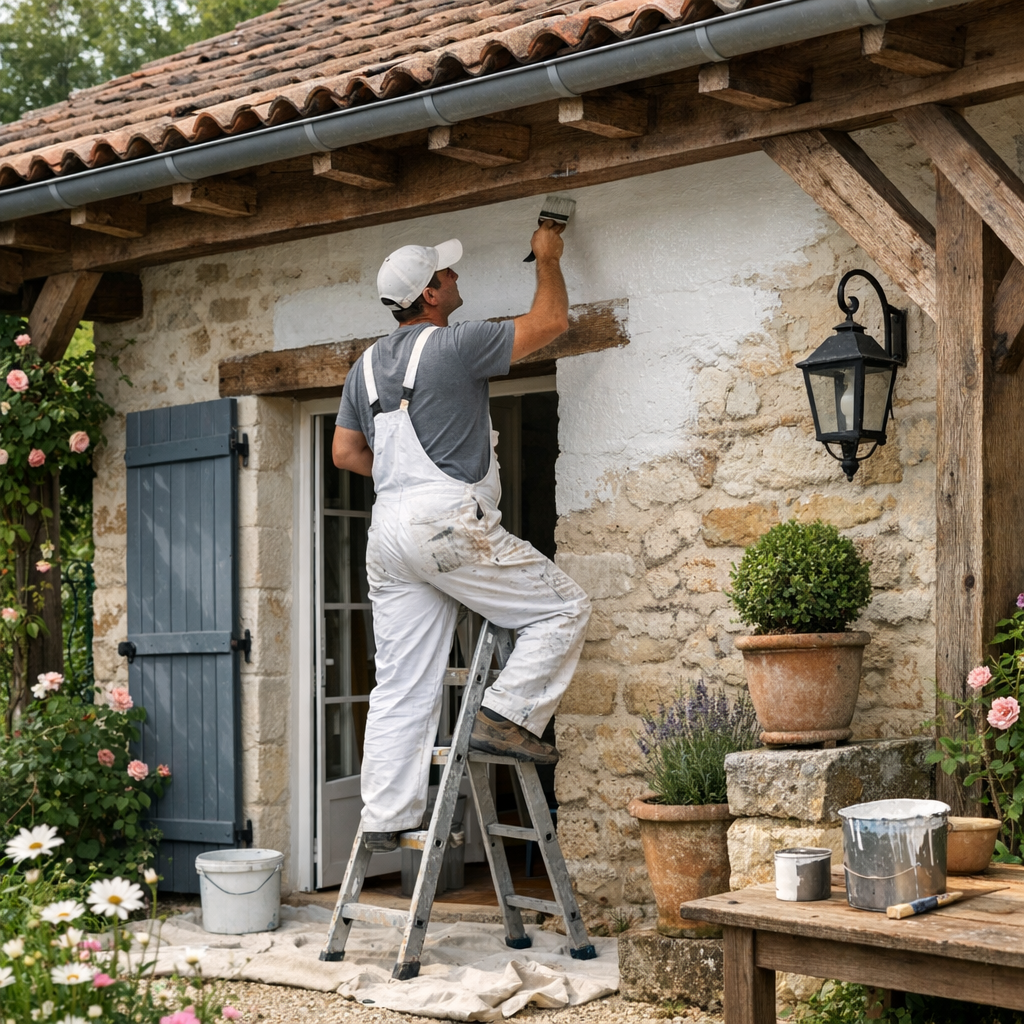 Quel Prix au m² prévoir pour peindre un avant-toit ?
