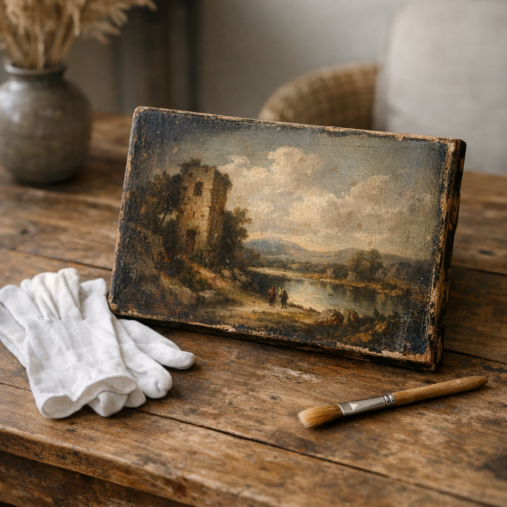 Quel prix pour le nettoyage d’un Tableau peint à l’huile ?