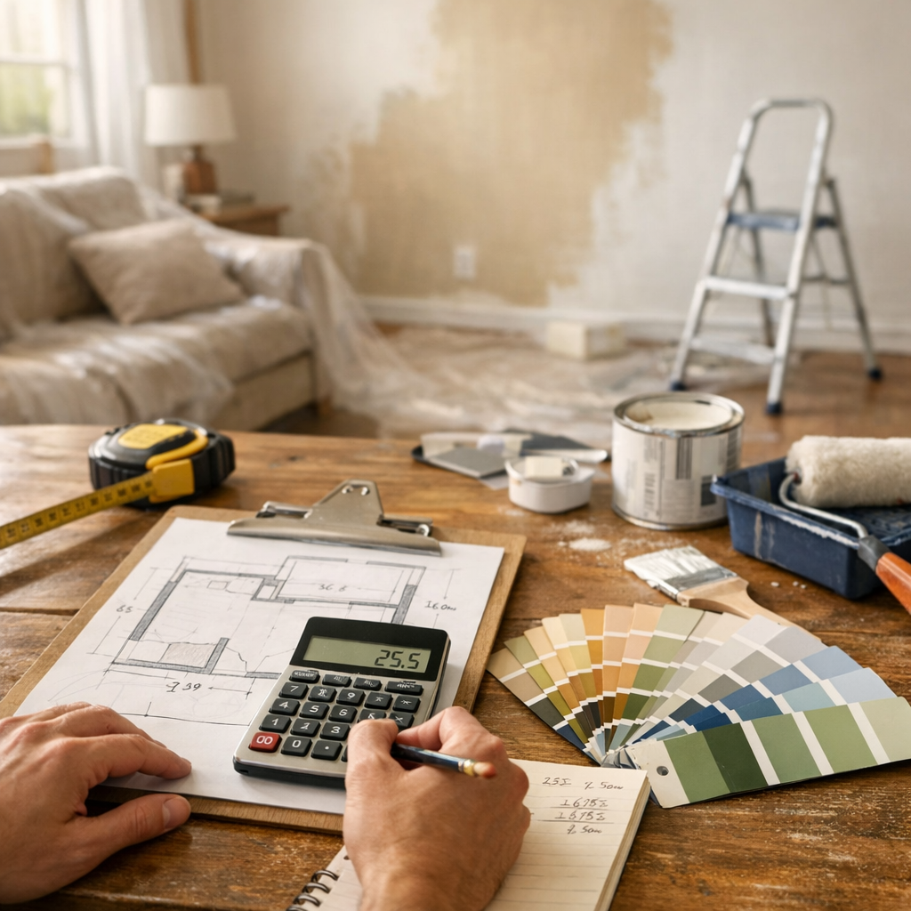 Comment calculer le prix au m² de peinture chez vous&nbsp;?