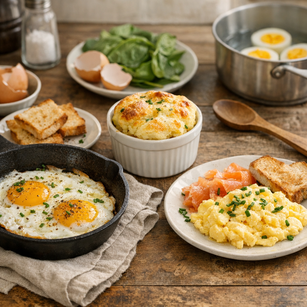 Trois cuissons qui changent vraiment ce qu’on peut cuisiner avec des œufs