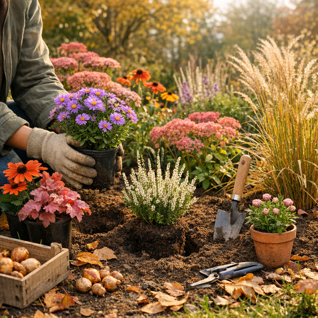 Quelles fleurs et plantes vivaces planter en automne ?