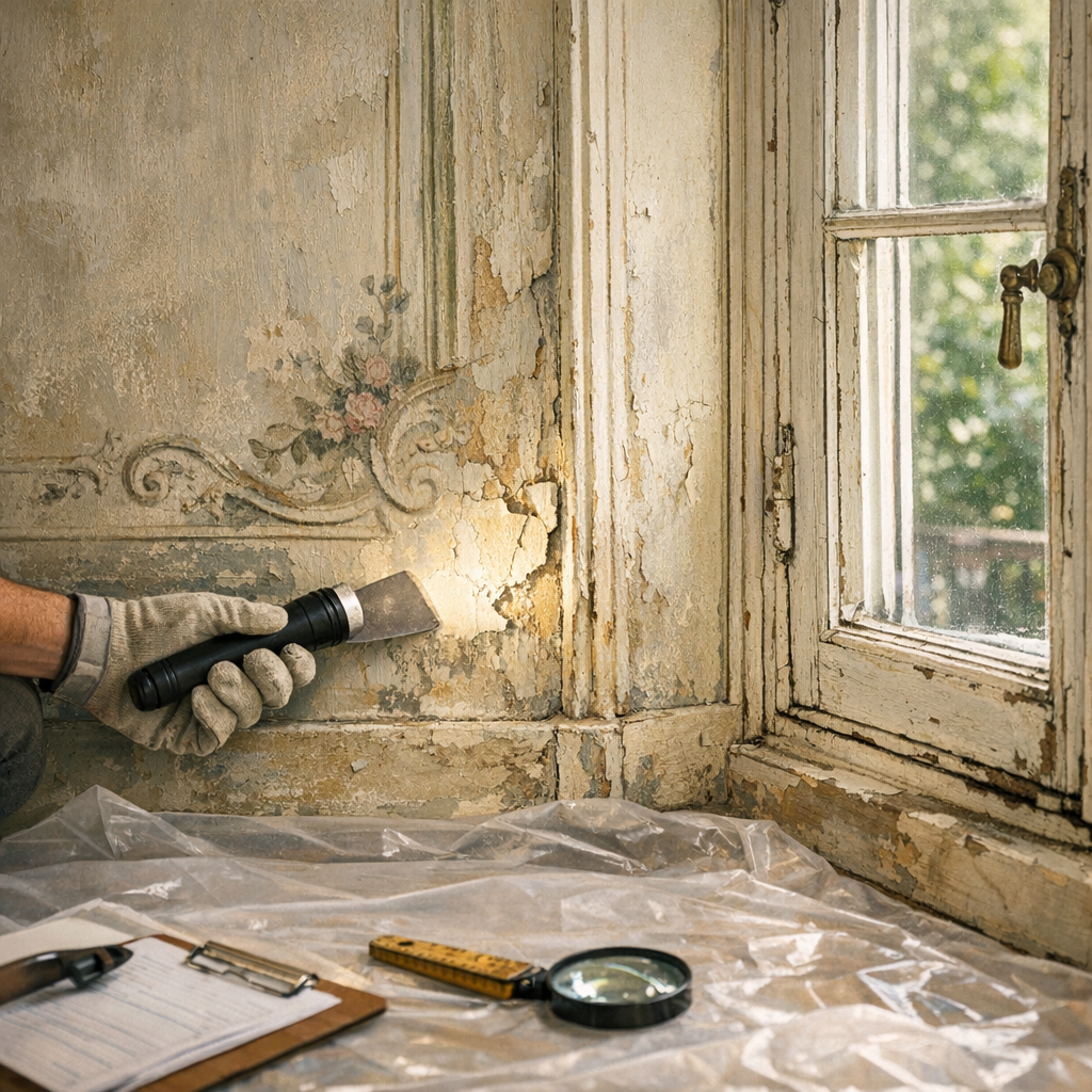 Comment recouvrir une Peinture au plomb sans prendre de risque ?