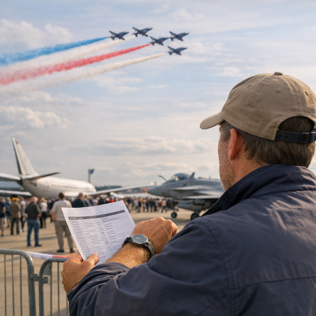 Si vous venez pour les démonstrations aériennes, l’horaire décisif est-il celui des vols ?